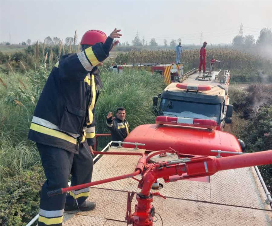اقدام سریع آتش‌نشانان نفت مانع گسترش حریق شد